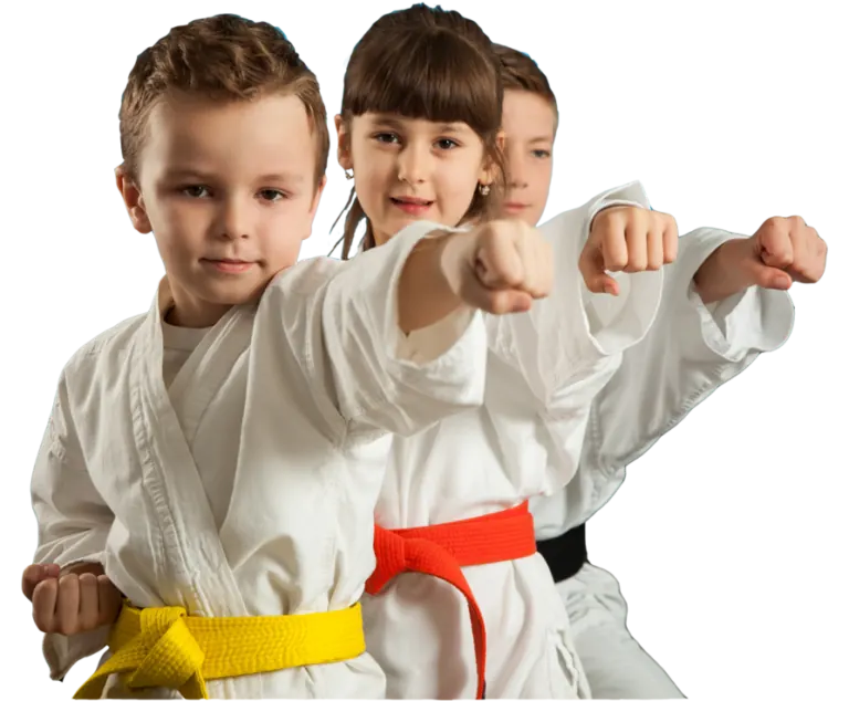 Karate training at Vonlee Martial Arts Academy